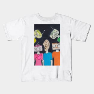 RADIO HEAD BANGS Kids T-Shirt